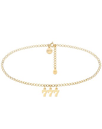 Złoty naszyjnik z liczbami anielskimi, SOTHO