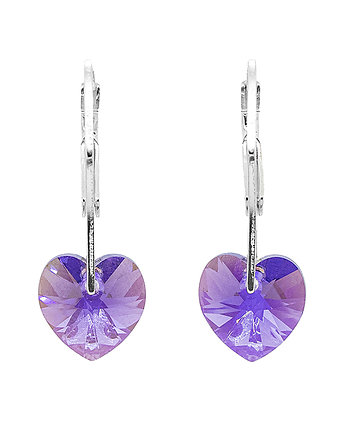 Kolczyki srebro + kryształy Swarovski, Moonlight Avenue