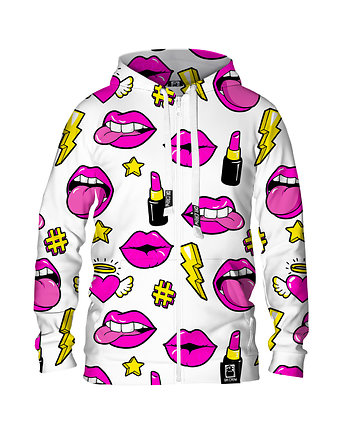 Damska Bluza na Expres Zamek DR.CROW Fashion Lips, DrCrow