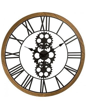 Zegar Metalowy Zegar Wiszący Koła Zębate 70 cm, MIA home