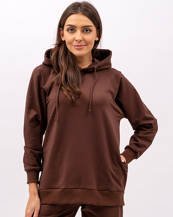 Bluza z kapturem  ,,SEHER" czekolada, 3 for U
