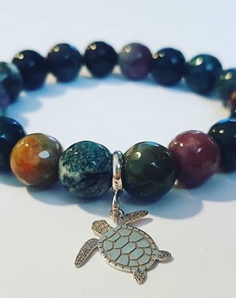 Żółw w kamieniach agatu, Czaki Bransoletki