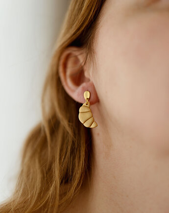 Wiszące kolczyki  Croissanty, Dwie Gliny