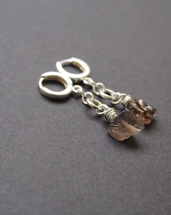 Kolczyki z dymnym kwarcem II, fado