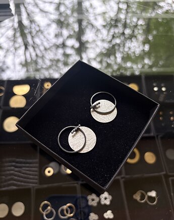 Unikatowy zestaw kolczyków RING, Marta jewelry