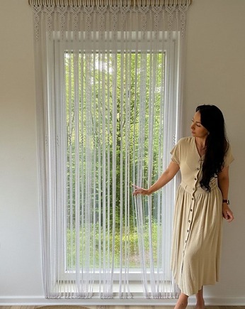 Makrama/ kotara/zasłona, Zaplątana W Sznurki