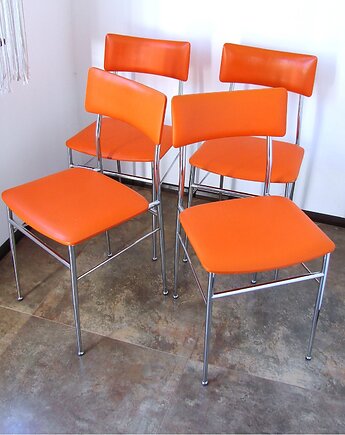 Komplet 4 krzeseł Modern, lata 80, Relikt design