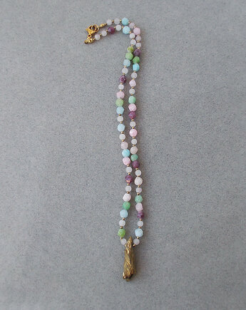 Pokusa Naszyjnik pastelowe kamienie, galeria nuit