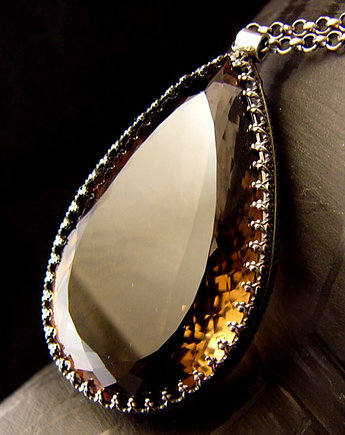 Naszyjnik Smoky Dream - Kwarc Dymny Srebro vol. II