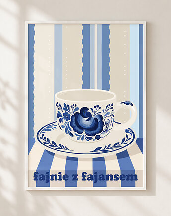Plakat Fajansowa filiżanka, Tableau Edition