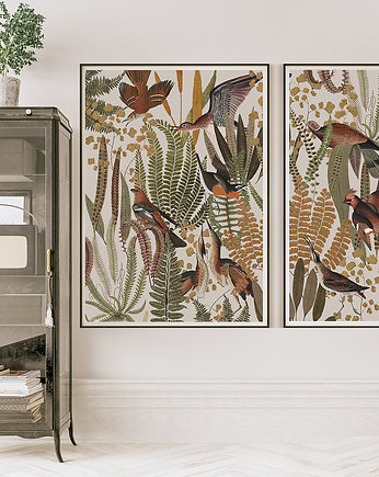 Plakat ptaki 100x70 cm, Anita Tomala