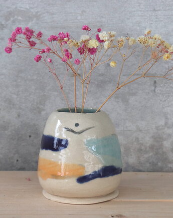 Mały wazonik ceramiczny, Otuliny Ceramika dla roślin