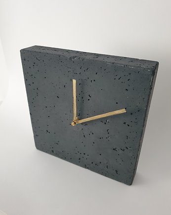 Zegar  z betonu stojący grafitowy, Tesla Home Studio
