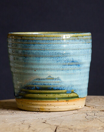 Doniczka/osłonka ceramiczna handmade, studnia ceramiczna