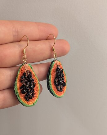 Kolczyki wiszące papaje, Papaya