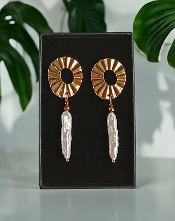 Długie perły : kolczyki : wyjątkowy prezent PREMIUM : IV, kaktusia