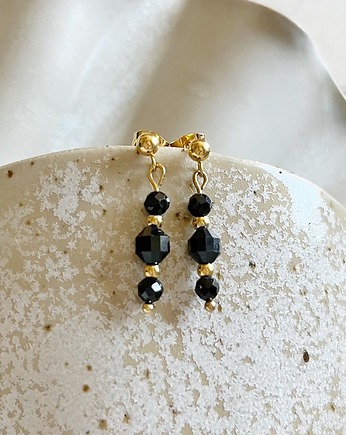 Kolczyki -  Czarny Turmalin, Gleeme Jewellery