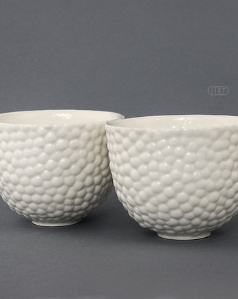 "Mikrostruktury" Porcelanowe czarki 2szt, MLY Studio