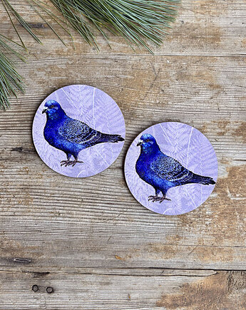 Gołąbek- ilustracja- Podkładki pod kubek, BOSKE