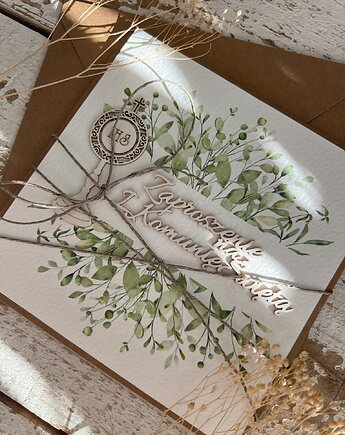 Najpiękniejsze zaproszenia handmade komunijne, na komunię dla chłopca, dziewc, sorte