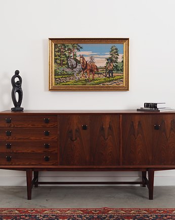 Obraz Rolnik, skandynawski design, lata 70, Przetwory design