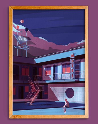 Plakat Road Motel, Adam Kosik