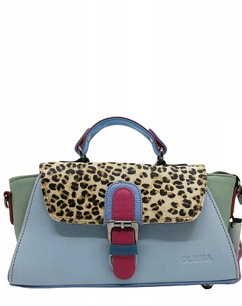 Torebka damska skórzana retro do ręki regulowany pasek elegancka eko OLIVKA, Olivka Warsaw