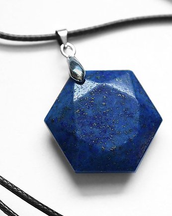 Lapis lazuli wisiorek heksagonalny, KEIT