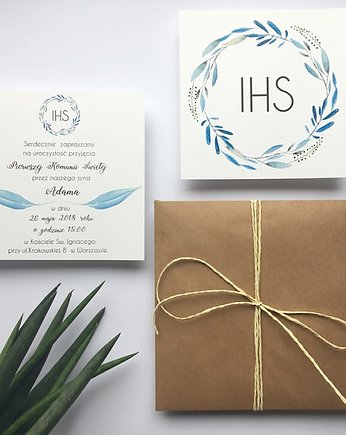 Zaproszenia na  Komunię Świętą, FarrowDesign
