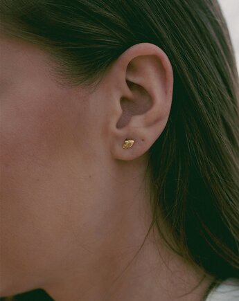 Kolczyki srebrne  Muszla Mya, Sielava