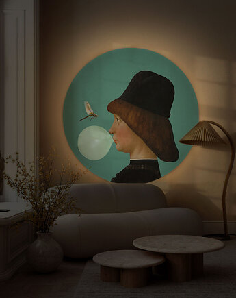 Lampa Ścienna - Dots Lighting Boy and Dragonfly, wallcolors
