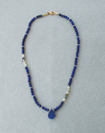 Lapis lazuli i Cytryn Naszyjnik, galeria nuit