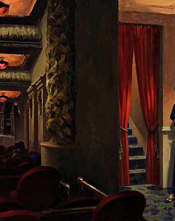 Nowojorskie Kino - E. Hopper - reprodukcja, Dekoracje PATKA Patrycja Kita