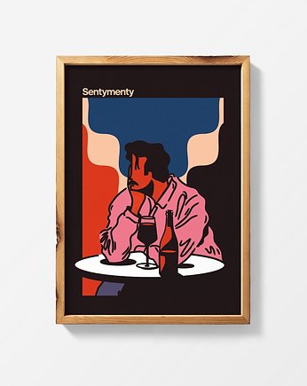Sentymenty x poster, Justyna Frąckiewicz