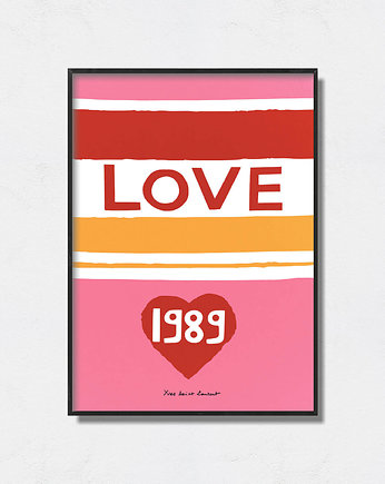 Yves Saint Laurent "Love Poster 1989", Pas De LArt