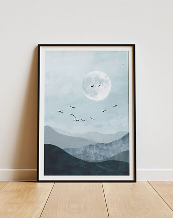 Plakat - MOON light, Harry Monkey