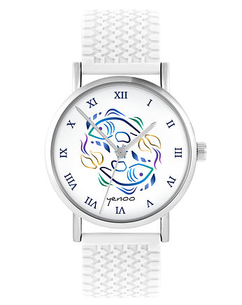 Kolekcja Starlight - Ryby - silikonowy, biały, yenoo