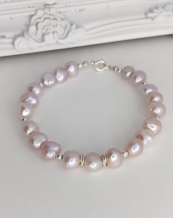 Lśniące perły - bransoletka różana, Studio Gazela