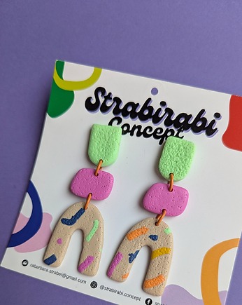 Kolczyki wiszące konfetti, Strabirabi