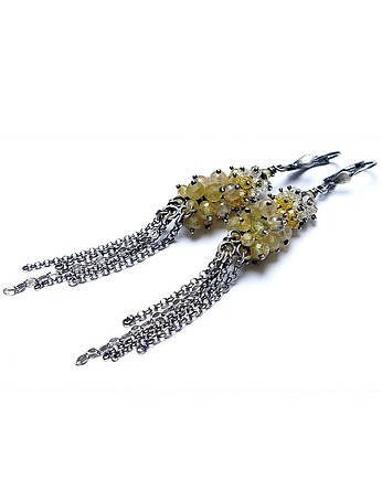 Złote kłosy /gronka/ - kolczyki, Katia i krokodyl