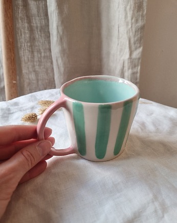 Kubek w paski, krusz art