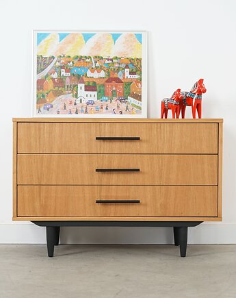 Komoda dębowa, skandynawski design, Przetwory design