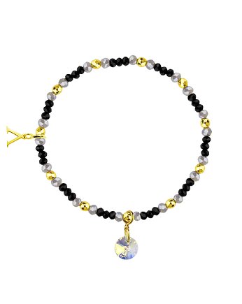 Bransoletka Swarovski Grey Gold, AFRODITTE COLLECTION