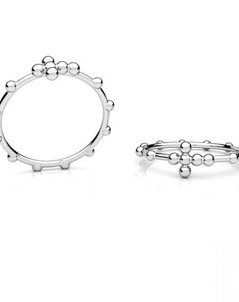 Pierścionek RÓŻANIEC-srebro r.18, ISSI Jewelry