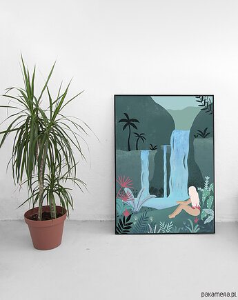 Plakat Wodospady, nadia kubczak