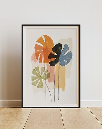 Plakat - Moja monstera, Harry Monkey