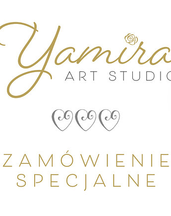 Perły w złocie  - krótki naszyjnik - choker - ZAMÓWIENIE, Yamira Art Studio