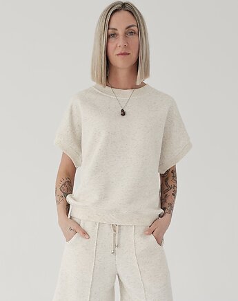 Bezrękawnik oversize o pudełkowym kroju, Ablush