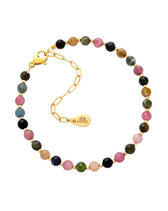 Bransoletka z kamieni naturalnych - turmalin, MYNESS