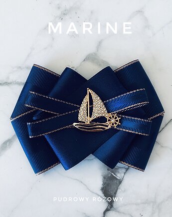 Brosza Marynarska / Żeglarska  Kolekcja MARINE  NEW, Pudrowy Różowy